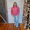 Amanda-Mid Rise Button Down Flare
