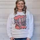 Retro Stuck On You Graphic Sweatshirt