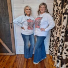 Retro Stuck On You Graphic Sweatshirt