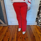 Lucille-High Waisted Garment Dyed 90’s Straight