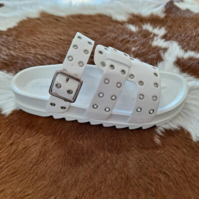Stud, Slide Sandals