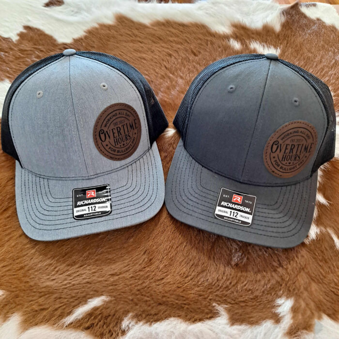 OVERTIME HOURS Est. 2023 Round Patch Hat OVERTIME HOURS Est. 2023 Round Patch Hat