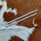 Cubic Zirconia 2mm 3 Line Tennis Bracelet