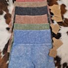 Washed Seamless High Waisted Shorts