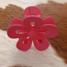 Sweet Hollowed Flower Shape Claw Clip