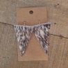 Genuine Cowhide Arrow Shaped Dangling Earrings