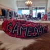 Red Sequin Game Day Rhinestone Accent Knot Headband