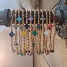 Beaded Cross Stretch Bracelets