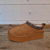 Soda Eagle Platform Faux Fur Lined Slip-on Cozy Winter Snow Mules