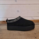 Soda Eagle Platform Faux Fur Lined Slip-on Cozy Winter Snow Mules