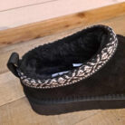 Soda Eagle Platform Faux Fur Lined Slip-on Cozy Winter Snow Mules