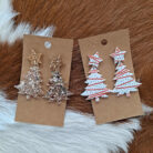 Christmas Tree Acrylic Post Earrings