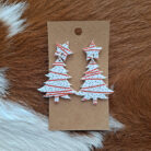 Christmas Tree Acrylic Post Earrings