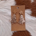Christmas Tree Acrylic Post Earrings