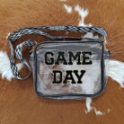 Game Day Patch Letters Stadiium Approved Clear Crossbody with Glitter Trim