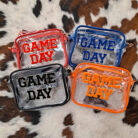 Game Day Patch Letters Stadiium Approved Clear Crossbody with Glitter Trim
