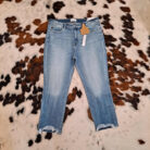 Diva-High Rise Slim Crop Straight