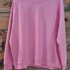 Fleece Round Neck Ribbed Side Raglan Sweatshirt