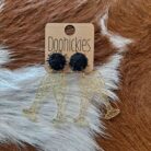 Cheers to the New Year Acrylic Post Earrings