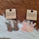 Confetti Marshmallow Bunny Earrings