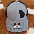 Ga State Embroidered Logo Hat