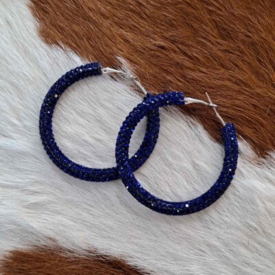 Sparkling Hoop Earrings
