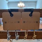 18K Waterproof Non-Tarnish Stainless Steel  Knot Hoop Earrings