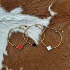 18K Waterproof Non-Tarnish Stainless Steel Clover Bracelet