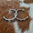 Crystal Love Hoop Earrings