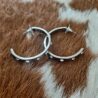 Crystal Love Hoop Earrings