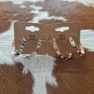 Crystal Love Hoop Earrings