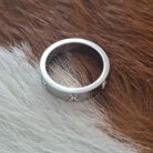 Love Cubic Zirconia Stainless Steel Ring