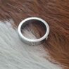 Love Cubic Zirconia Stainless Steel Ring