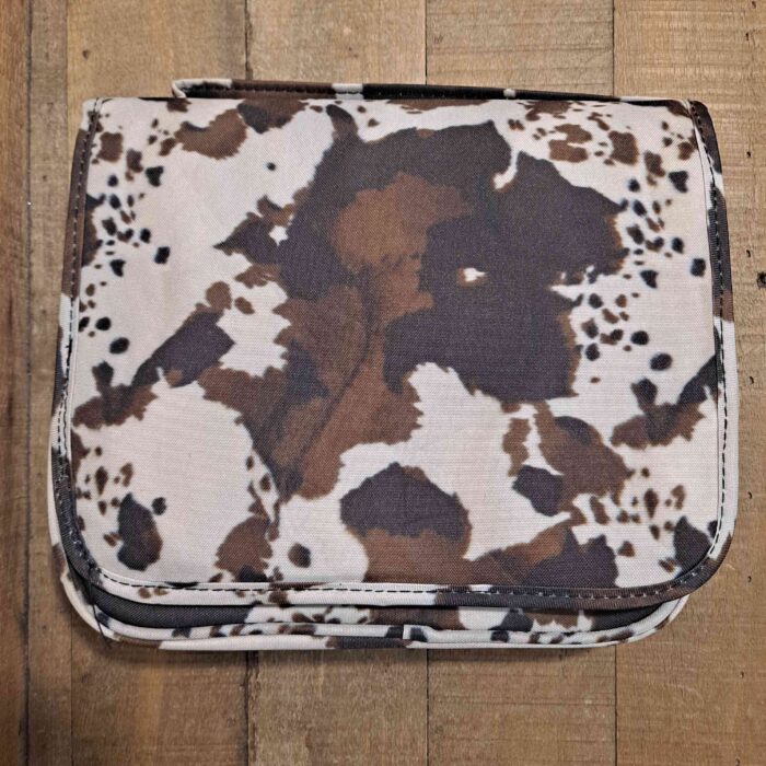 Cowhide Print Shower Tote