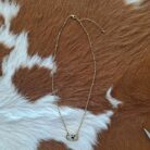 Cowhide Print Pendant Necklace