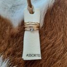 Mixed 5 Piece Band Rings Set