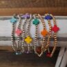 Beaded Cross Stretch Bracelets