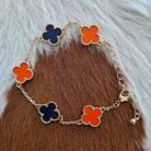 Gold Clover Charms Basic Bracelet