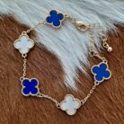 Gold Clover Charms Basic Bracelet