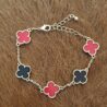 Gold Clover Charms Basic Bracelet