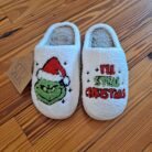 Christmas Gifts Grinch Warm Fleece Slippers