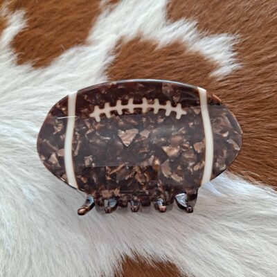 Large Football Claw Clip
