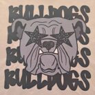 100% Cotton Bulldogs Colorful Specs Star Eyes Graphic Tee