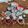A Trio of Teleties Silk Hair Scrunchies