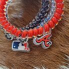 Teleties Atlanta Braves Spiral Hair Coil Trio Set