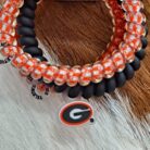 Teleties Georgia Dawgs Small Spiral Hair Coil Trio Set