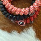 Teleties Georgia Dawgs Large Spiral Hair Coil Trio Set