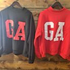 GEORGIA & GA  Print Reversible Mock Neck Graphic Sweatshirt