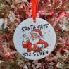 2025 Year In Review Trendy Recap Christmas Ceramic Ornament