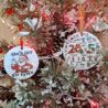 2025 Year In Review Trendy Recap Christmas Ceramic Ornament